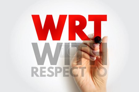 Téléchargez les photos : WRT - En ce qui concerne l'acronyme, concept background - en image libre de droit