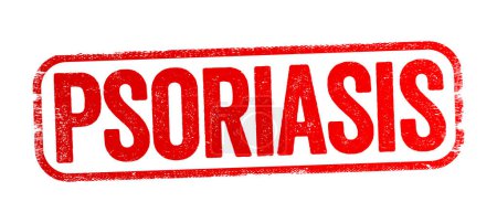Téléchargez les illustrations : Le psoriasis est une maladie auto-immune non contagieuse de longue durée caractérisée par des zones surélevées de peau anormale. - en licence libre de droit