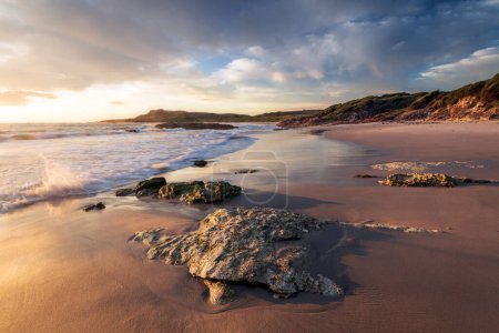 Foto de Salida del sol en la playa de Broughton Island en NSW - Imagen libre de derechos