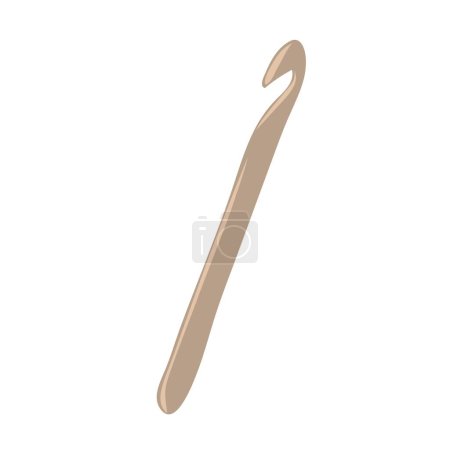 Illustration for Crochet hook isolated on a white background - Royalty Free Image