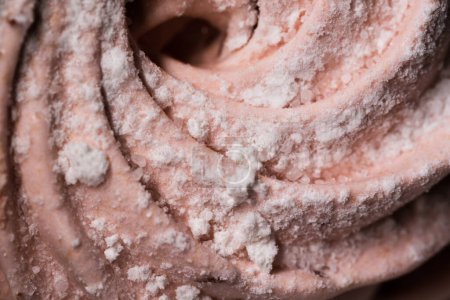 Photo for Homemade cherry marshmallows a close-up shot. - Royalty Free Image