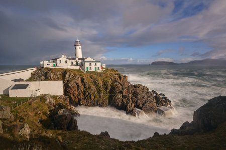 Foto de Vistas en Fanad Head Lighthouse en el Condado de Donegal, Irlanda - Imagen libre de derechos