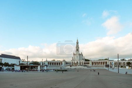 Téléchargez les photos : 16 août 2022, Fathima, Portugal. Vue du Sanctuaire de Notre-Dame de Fatima, Fatima, Estremadura, Portugal. - en image libre de droit