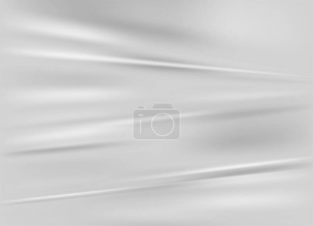Photo for Realistic plastic wrap texture. Stretched polyethylene cover overlay effect. Vector Illustration - Royalty Free Image
