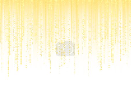 Photo for Falling Gold Confetti Sparkle Background with Glitter Dust and Shining Stars. Vector Illustration - Royalty Free Image
