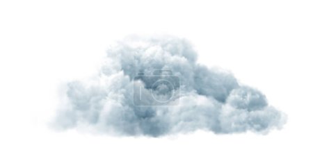 Ilustración de Nube realista aislada sobre fondo transparente. Ilustración vectorial - Imagen libre de derechos