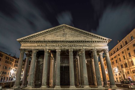 Städtische Landschaften, Pantheon Agrippa, Roma, Italien.