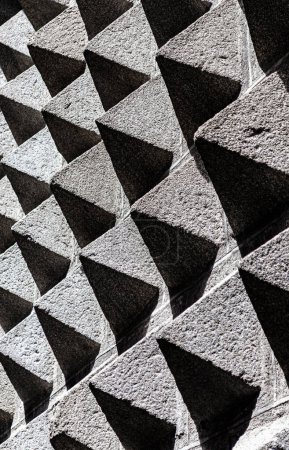 Photo for Granite pyramids, geometric shapes - Royalty Free Image