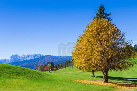 Photo for Autumn in the mountains. Alps. Beautiful autumn landscape - Royalty Free Image