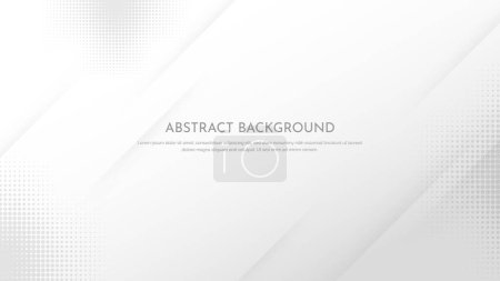 Illustration for Abstract geometric white background - Royalty Free Image