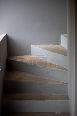 Photo for Interior of staircase in white building - Royalty Free Image