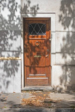Photo for Old wooden door of the building - Royalty Free Image