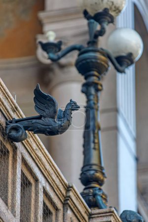 Photo for Detail of sculpture at old building - Royalty Free Image