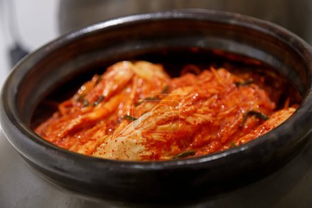 Téléchargez les photos : Une photo de cuisine de kimchi - en image libre de droit