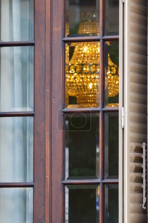 Foto de Puerta de cristal en la casa - Imagen libre de derechos