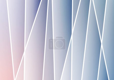 Illustration for Abstract pastel soft gradient line decorative background. vector illustration. - Royalty Free Image