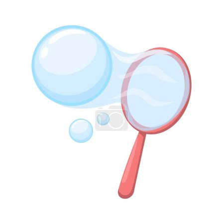 Bubble Blower Toy Cartoon illustration Vector