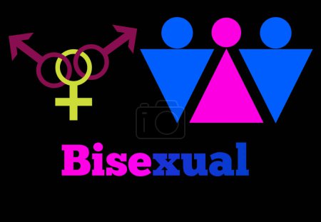 Foto de A Bisexual Orientación Sexual Icono Símbolo Forma Signo Logo Sitio Web Género Concepto Sexual Página Web Botón Diseño Pictogramas Interfaz de usuario Arte Ilustración Infografías - Imagen libre de derechos