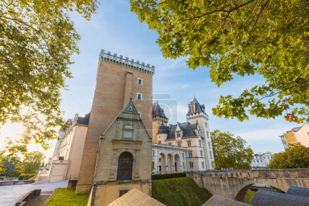 Photo for Exterior view of Pau Castle, a historic monument in France - Royalty Free Image
