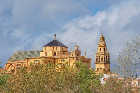 Vue extérieure de la mosquée-cathédrale de Cordoue en Andalousie, Espagne