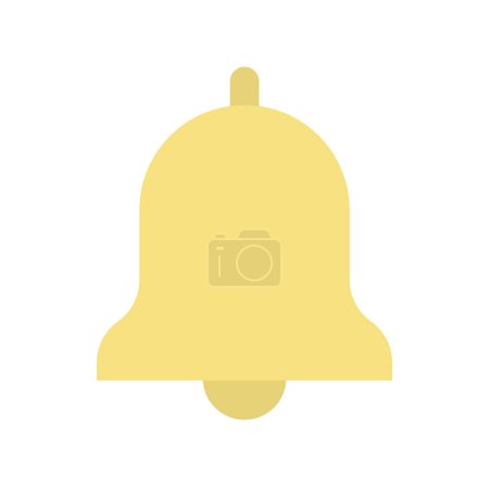 Illustration for Bell icon vector image. Suitable for mobile application web application and print media. - Royalty Free Image