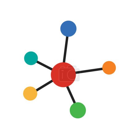 Networks icon vector image. Suitable for mobile application web application and print media.