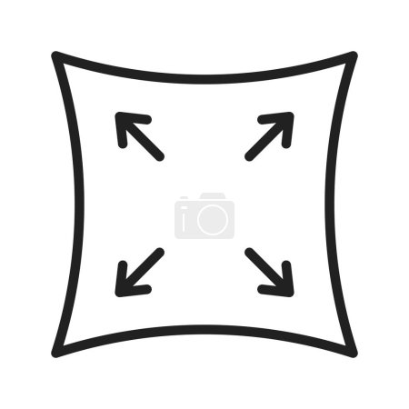 Illustration for Elasticity icon vector image. Suitable for mobile application web application and print media. - Royalty Free Image