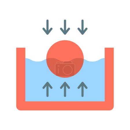 Illustration for Float icon vector image. Suitable for mobile application web application and print media. - Royalty Free Image