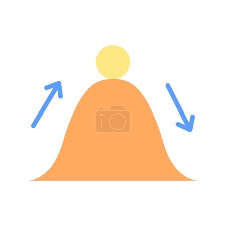 Ilustración de Icono de movimiento imagen vectorial. Adecuado para aplicaciones móviles aplicación web y medios de impresión. - Imagen libre de derechos