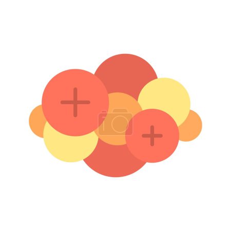 Illustration for Nucleus icon vector image. Suitable for mobile application web application and print media. - Royalty Free Image