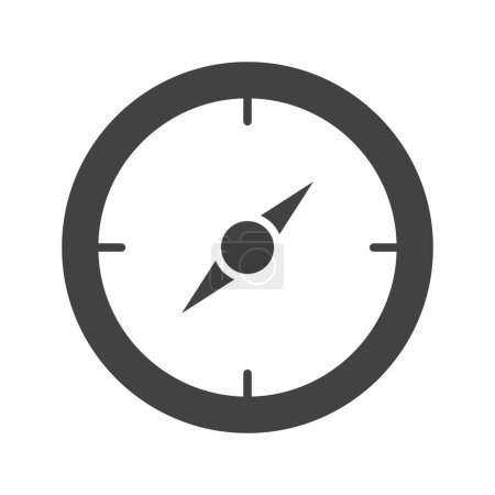 Illustration for Compass icon vector image. Suitable for mobile application web application and print media. - Royalty Free Image