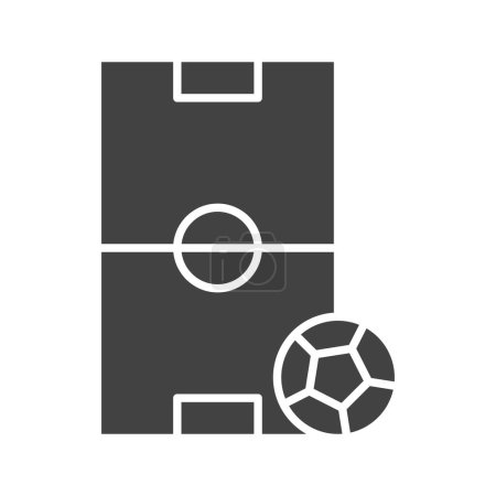Illustration for Football icon vector image. Suitable for mobile application web application and print media. - Royalty Free Image