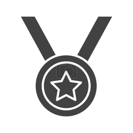 Illustration for Medal icon vector image. Suitable for mobile application web application and print media. - Royalty Free Image
