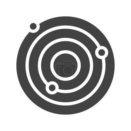 Ilustración de Icono de órbita imagen vectorial. Adecuado para aplicaciones móviles aplicación web y medios de impresión. - Imagen libre de derechos