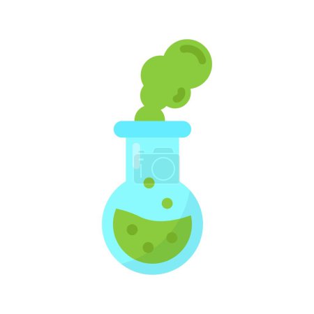 Illustration for Chemical Pollution Icon image. Suitable for mobile application. - Royalty Free Image