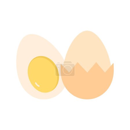 Imagen del icono de los huevos. Adecuado para aplicaciones móviles.