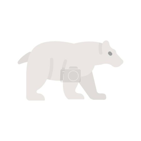 Illustration for Polar Bear Icon image. Suitable for mobile application. - Royalty Free Image