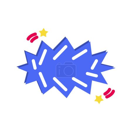 Ilustración de Imagen del icono de Splash Bubble. Adecuado para aplicaciones móviles. - Imagen libre de derechos