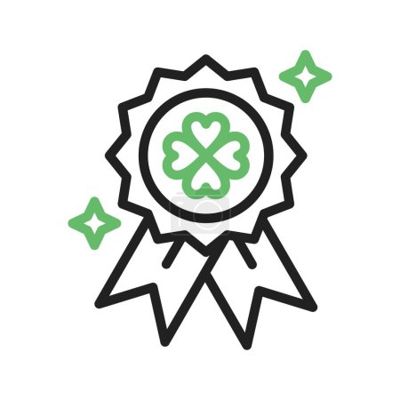 Illustration for Medal Icon image. Suitable for mobile application. - Royalty Free Image