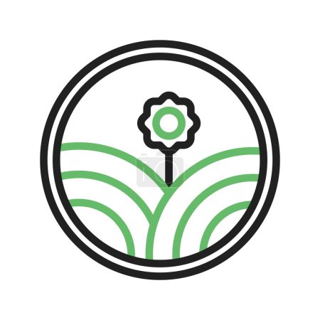 Ilustración de Imagen icono Agricultura Sostenible. Adecuado para aplicaciones móviles. - Imagen libre de derechos
