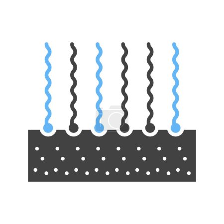 Illustration for Monolayer Icon image. Suitable for mobile application. - Royalty Free Image