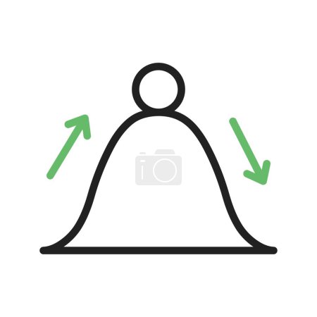 Ilustración de Icono de movimiento imagen vectorial. Adecuado para aplicaciones móviles aplicación web y medios de impresión. - Imagen libre de derechos