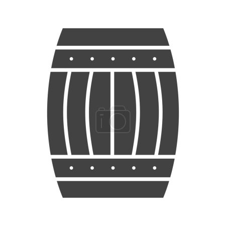 Illustration for Barrel icon vector image. Suitable for mobile application web application and print media. - Royalty Free Image