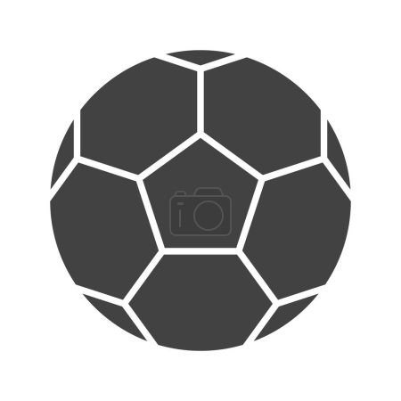 Illustration for Football icon vector image. Suitable for mobile application web application and print media. - Royalty Free Image