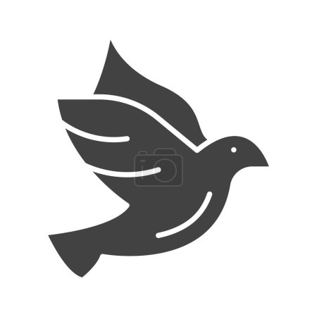 Illustration for Pigeon icon vector image. Suitable for mobile application web application and print media. - Royalty Free Image