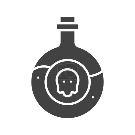 Illustration for Poison icon vector image. Suitable for mobile application web application and print media. - Royalty Free Image