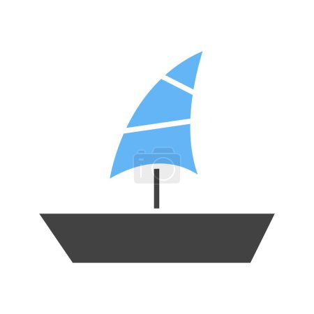 Téléchargez les illustrations : Image vectorielle d'icône de bateau. Convient aux applications mobiles, aux applications Web et aux médias imprimés. - en licence libre de droit