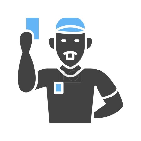 Referee icon vector image. Suitable for mobile application web application and print media.