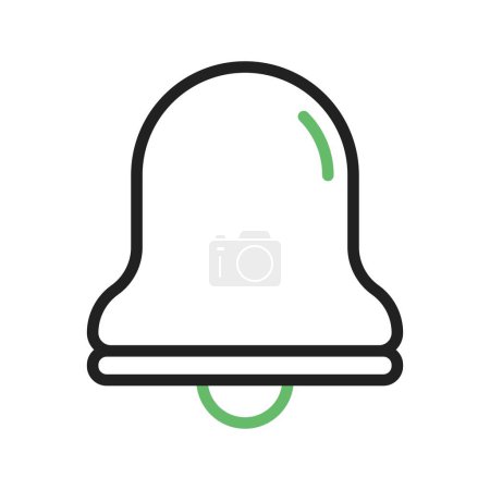 Ilustración de Imagen vectorial del icono Bell. Adecuado para aplicaciones móviles aplicación web y medios de impresión. - Imagen libre de derechos