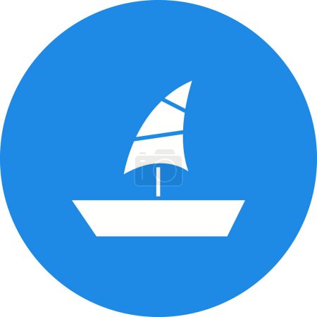 Ilustración de Imagen vectorial icono barco. Adecuado para aplicaciones móviles aplicación web y medios de impresión. - Imagen libre de derechos
